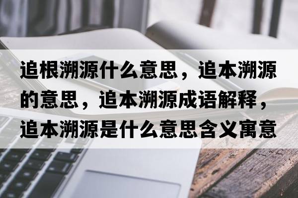 追根溯源什么意思，追本溯源的意思，追本溯源成語(yǔ)解釋?zhuān)繁舅菰词鞘裁匆馑己x寓意