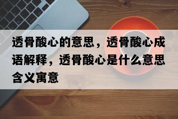 透骨酸心的意思，透骨酸心成語(yǔ)解釋?zhuān)腹撬嵝氖鞘裁匆馑己x寓意