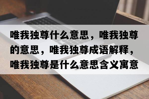 唯我獨尊什么意思，唯我獨尊的意思，唯我獨尊成語(yǔ)解釋?zhuān)ㄎ要氉鹗鞘裁匆馑己x寓意