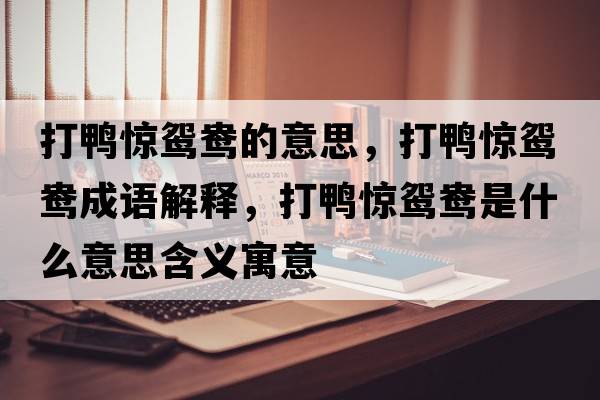 打鴨驚鴛鴦的意思，打鴨驚鴛鴦成語(yǔ)解釋?zhuān)蝤嗴@鴛鴦是什么意思含義寓意