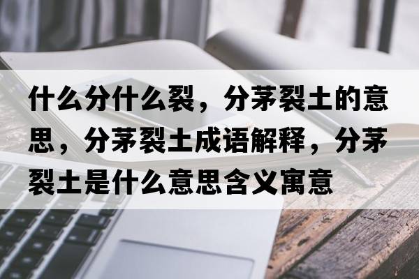 什么分什么裂，分茅裂土的意思，分茅裂土成語(yǔ)解釋?zhuān)置┝淹潦鞘裁匆馑己x寓意