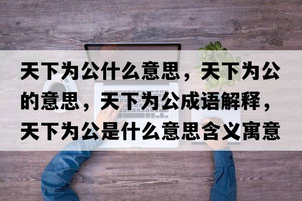 天下為公什么意思，天下為公的意思，天下為公成語(yǔ)解釋?zhuān)煜聻楣鞘裁匆馑己x寓意