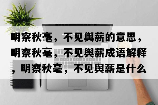 明察秋毫，不見(jiàn)輿薪的意思，明察秋毫，不見(jiàn)輿薪成語(yǔ)解釋?zhuān)鞑烨锖?，不?jiàn)輿薪是什么意思含義寓意