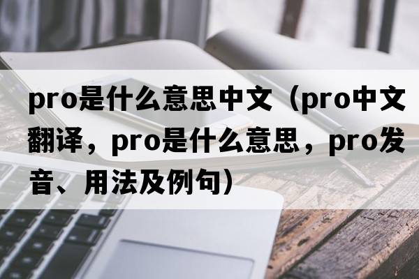 pro是什么意思中文（pro中文翻譯，pro是什么意思，pro發(fā)音、用法及例句）
