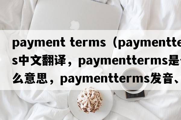 payment terms（paymentterms中文翻譯，paymentterms是什么意思，paymentterms發(fā)音、用法及例句）