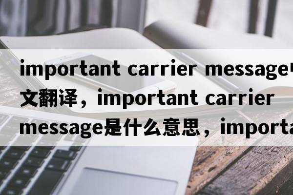 important carrier message中文翻譯，important carrier message是什么意思，important carrier message發(fā)音、用法及例句