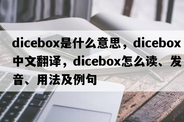 dicebox是什么意思，dicebox中文翻譯，dicebox怎么讀、發(fā)音、用法及例句