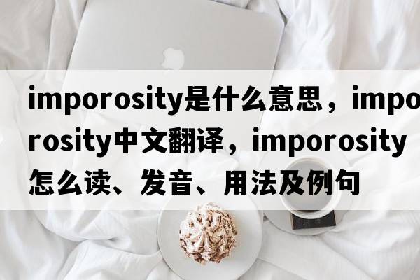 imporosity是什么意思，imporosity中文翻譯，imporosity怎么讀、發(fā)音、用法及例句