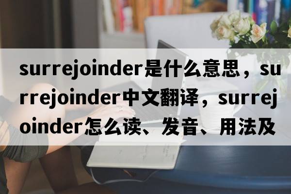 surrejoinder是什么意思，surrejoinder中文翻譯，surrejoinder怎么讀、發(fā)音、用法及例句