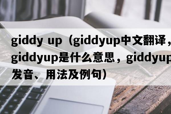giddy up（giddyup中文翻譯，giddyup是什么意思，giddyup發(fā)音、用法及例句）