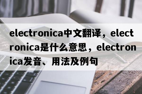 electronica中文翻譯，electronica是什么意思，electronica發(fā)音、用法及例句