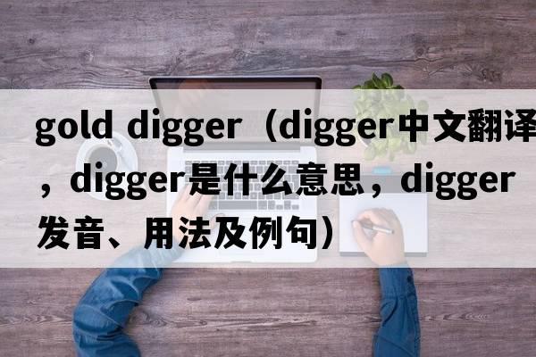 gold digger（digger中文翻譯，digger是什么意思，digger發(fā)音、用法及例句）