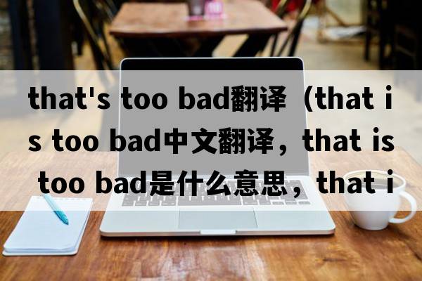 that's too bad翻譯（that is too bad中文翻譯，that is too bad是什么意思，that is too bad發(fā)音、用法及例句）