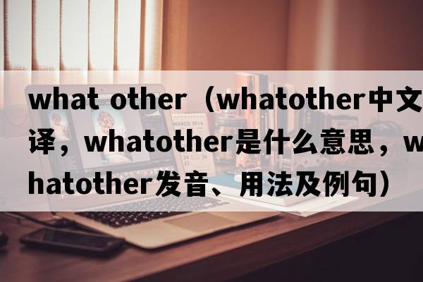 what other（whatother中文翻譯，whatother是什么意思，whatother發(fā)音、用法及例句）