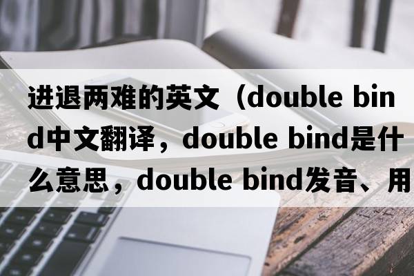 進(jìn)退兩難的英文（double bind中文翻譯，double bind是什么意思，double bind發(fā)音、用法及例句）