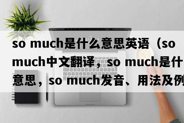so much是什么意思英語(yǔ)（So much中文翻譯，So much是什么意思，So much發(fā)音、用法及例句）