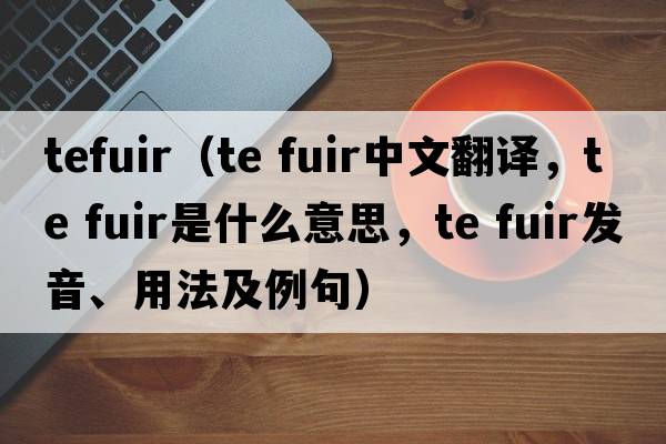tefuir（te fuir中文翻譯，te fuir是什么意思，te fuir發(fā)音、用法及例句）