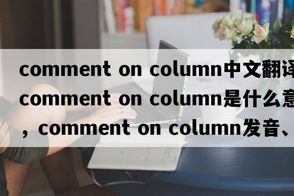 comment on column中文翻譯，comment on column是什么意思，comment on column發(fā)音、用法及例句
