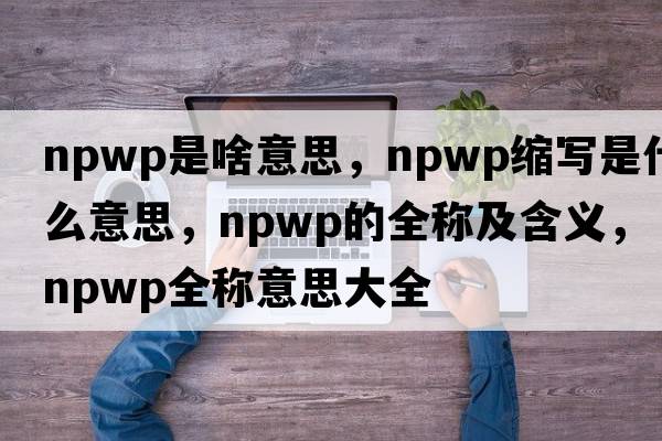 npwp是啥意思，npwp縮寫(xiě)是什么意思，npwp的全稱(chēng)及含義，npwp全稱(chēng)意思大全
