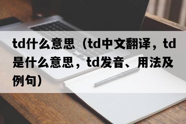 td什么意思（td中文翻譯，td是什么意思，td發(fā)音、用法及例句）