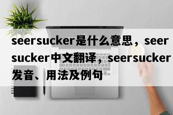 seersucker是什么意思，seersucker中文翻譯，seersucker發(fā)音、用法及例句