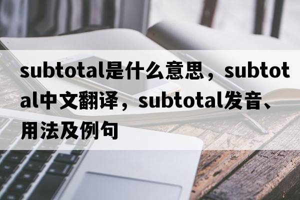 subtotal是什么意思，subtotal中文翻譯，subtotal發(fā)音、用法及例句