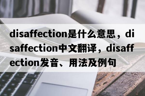 disaffection是什么意思，disaffection中文翻譯，disaffection發(fā)音、用法及例句