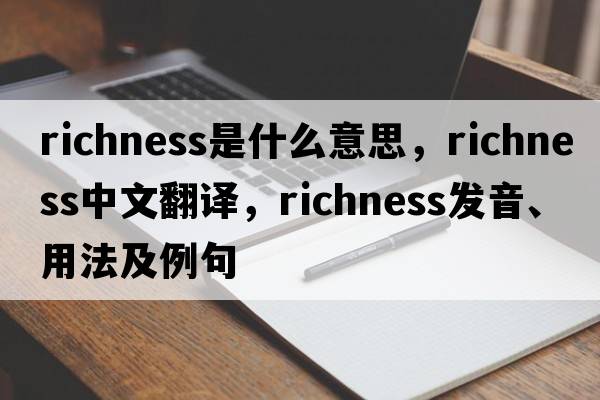richness是什么意思，richness中文翻譯，richness發(fā)音、用法及例句