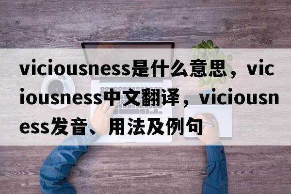 viciousness是什么意思，viciousness中文翻譯，viciousness發(fā)音、用法及例句