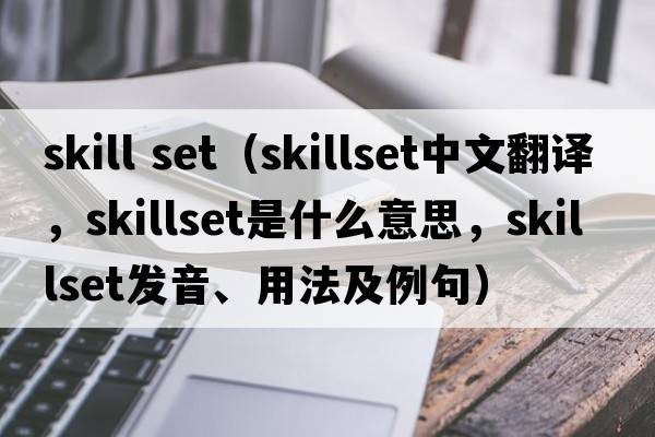 skill set（skillset中文翻譯，skillset是什么意思，skillset發(fā)音、用法及例句）